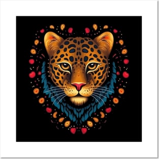 Leopard Valentine Day Posters and Art